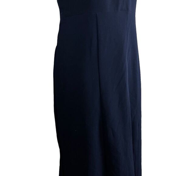 Show Me Your Mumu Womens Navy Fit & Flare V-Neck Mermaid Formal Maxi Dress sz M - Picture 3 of 15